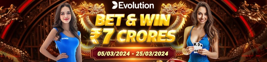 Fun88's ₹7 Crores Evolution Promo Unleashed!Dive into Fun88's Evolution Promo: Bet & Get ₹